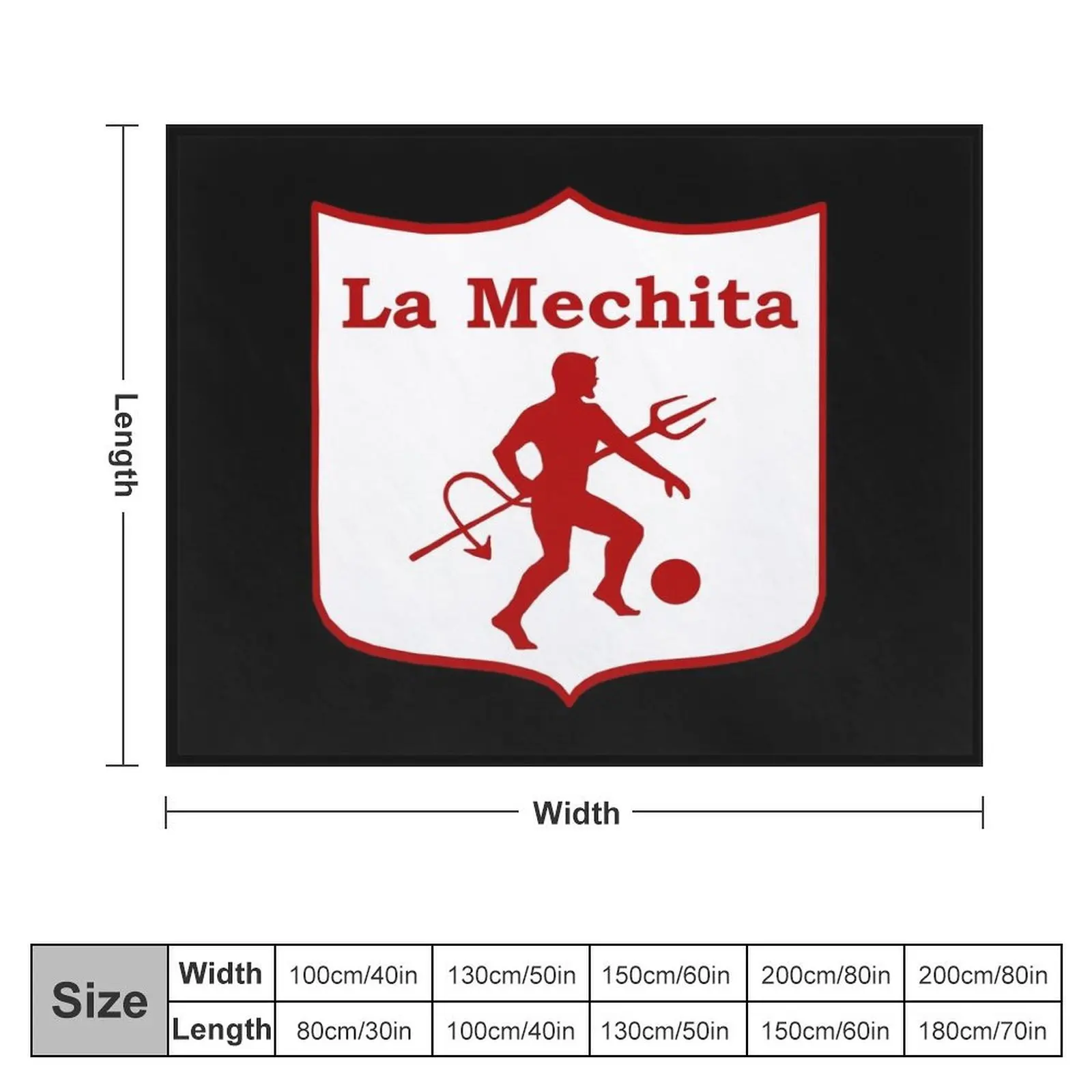 Покрывало с логотипом America de Cali-La Mechita роскошное покрывало для дивана