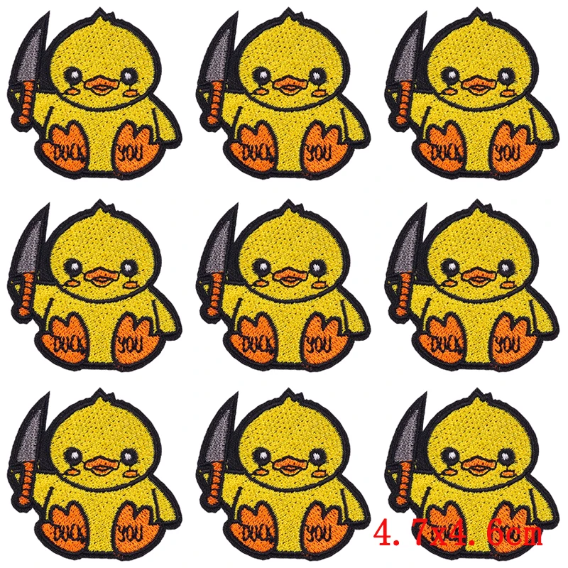 10 шт./партия термоклейкие нашивки в стиле панк с животными