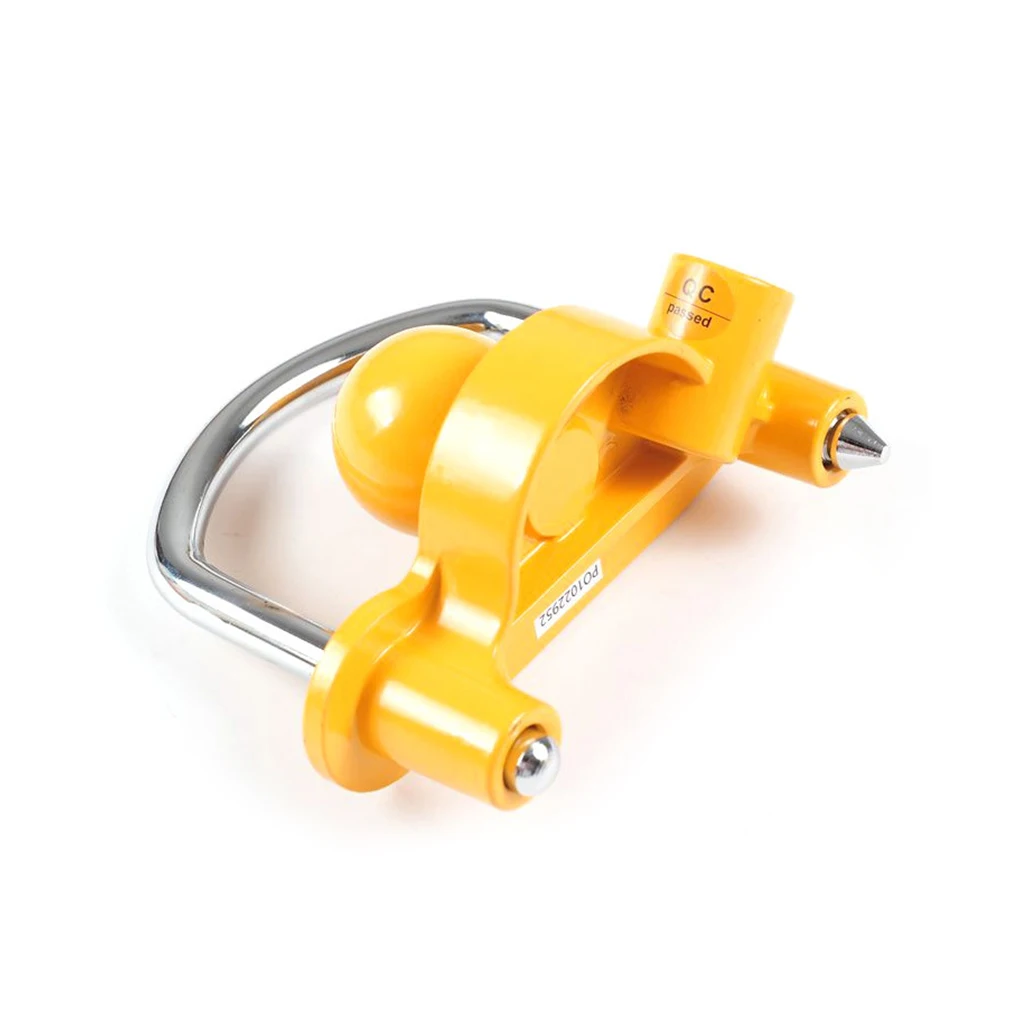 

Zinc Alloy Trailer Coupling Lock Anti-lost Stylish U-shaped Anti-rust Heavy Duty Automotive RV Hitch Locks Accessories