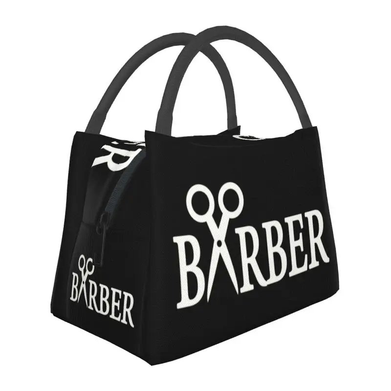 

Barber Scissors Thermal Insulated Lunch Bags Women Hairstylist Hairdresser Lunch Container for Work Travel Storage Meal Food Box
