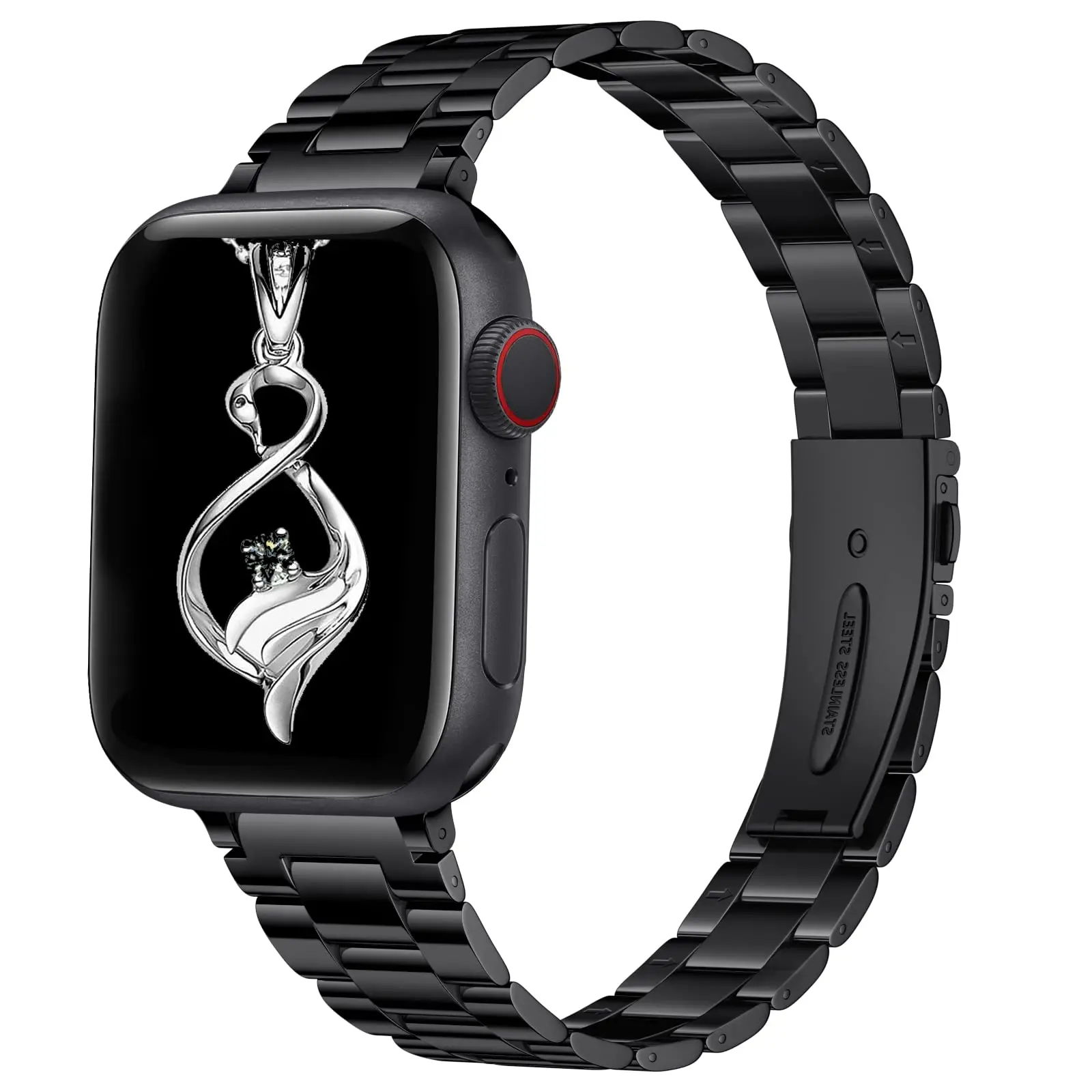 

Ремешок из нержавеющей стали для Apple Watch Series 8 7 6 5 4 3 SE Ultra 38 40 41 42 44 45 49 мм