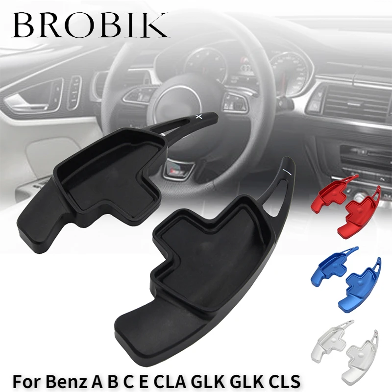 

For Mercedes-Benz Car Steering Wheel Shift Paddles for Benz A B C E CLA GLK GLK CLS Aluminum Shift Paddle Shifter Extension New