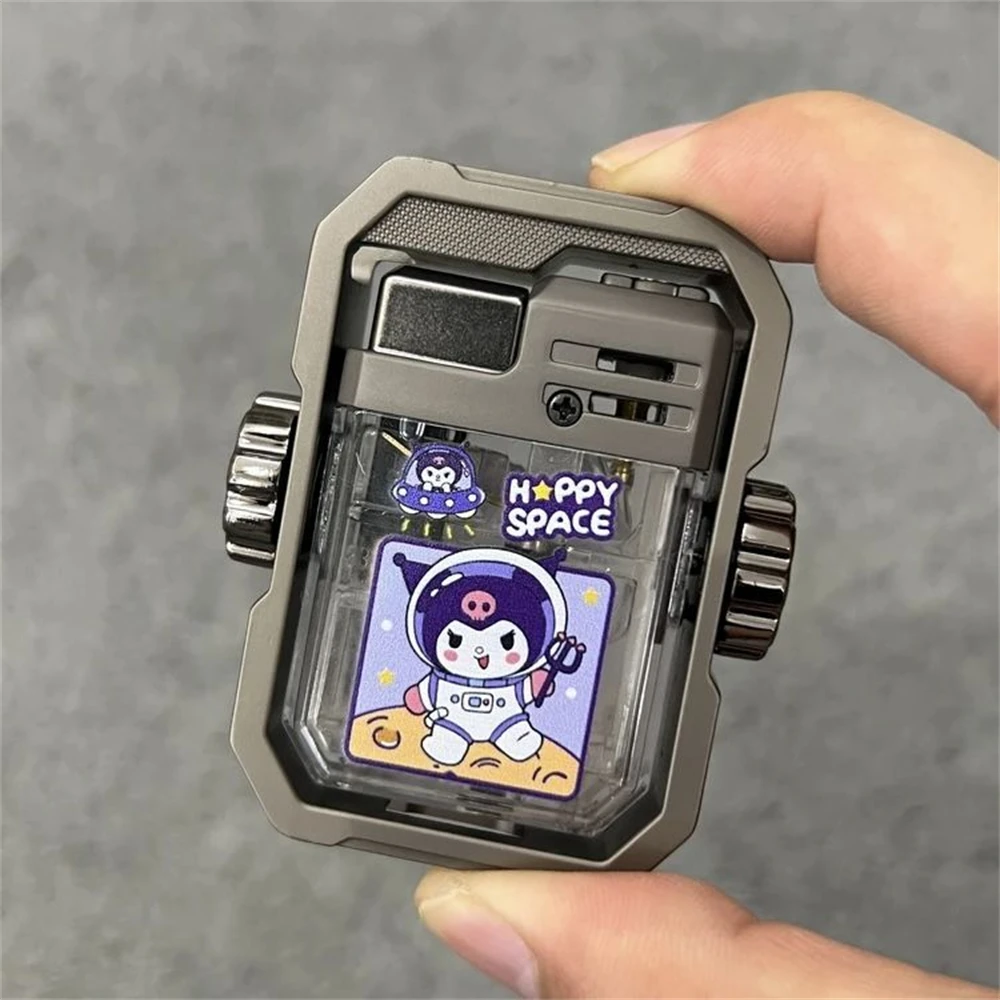 Sanrio Kuromi Cinnamoroll почтовый Hello kitty вращающаяся Гироскопическая Зажигалка для пальцев