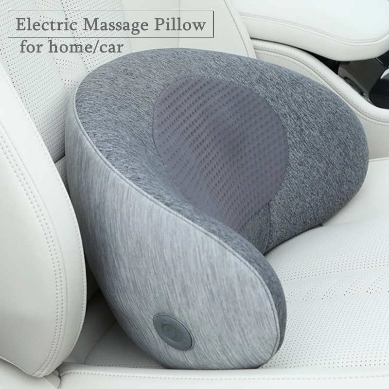 

Waist Massage Pillow Cervical Lumbar Massager Electric Kneading Vibration Hot Compress Chair Pad Muscle Relaxation Pain Relief