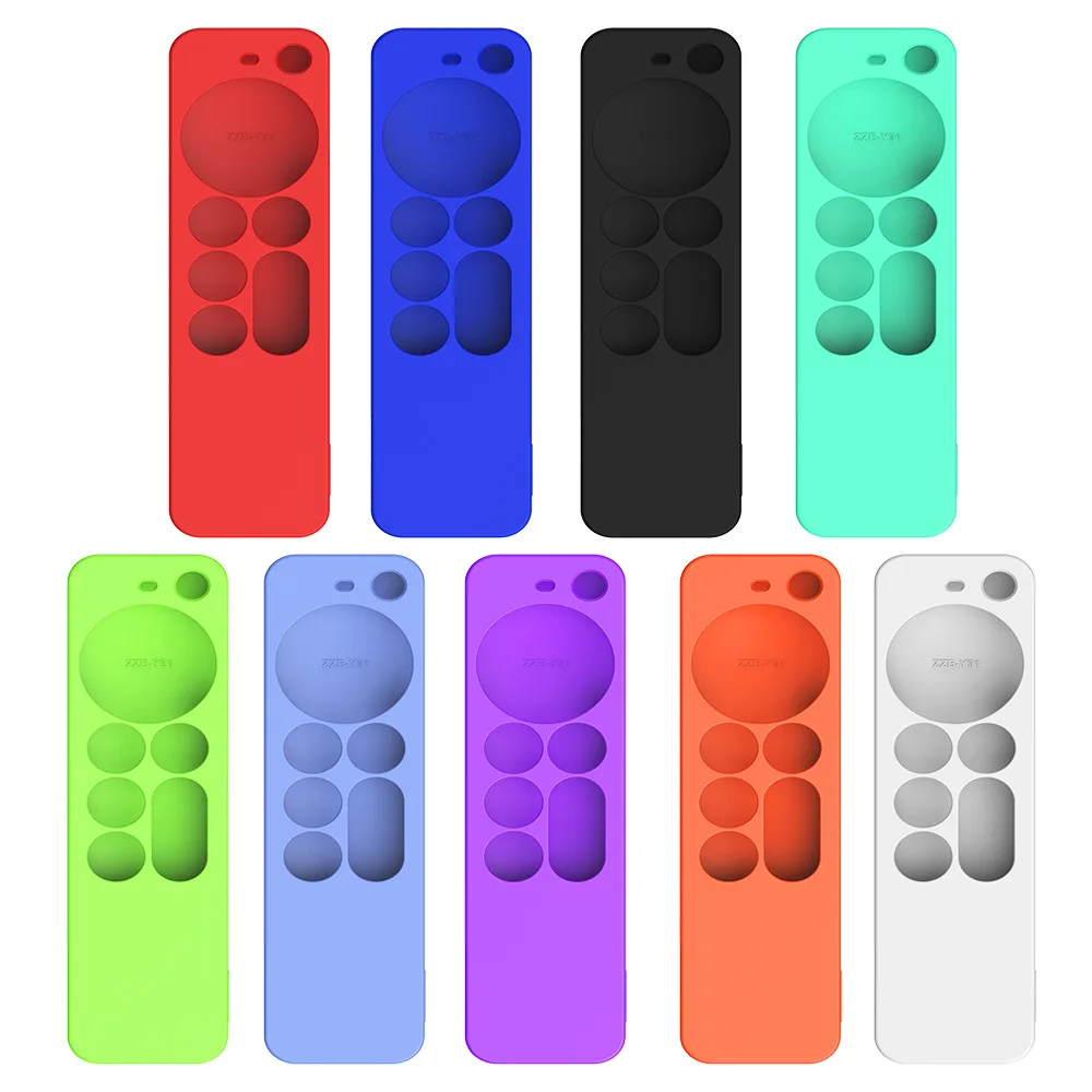 

For Apple TV 4K 2nd Gen Siri Remote Control Anti-Slip Durable Silicon Shockproof Cover 2023 Anti-Lost Protective Case