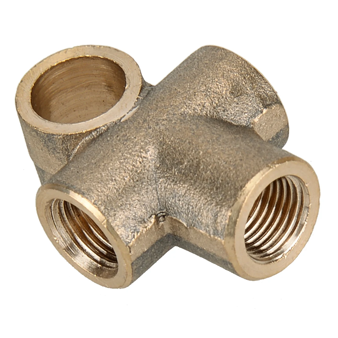 

NEW 3/16" Tee 3 Way M10x1 Metric Brake Line Pipe Female Fitting Connector Brass