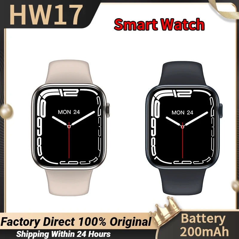 

HW17 Smart Watch Motion track view Voice calls Voice assistant Push Message Fitness Tracker Sleep Tracker