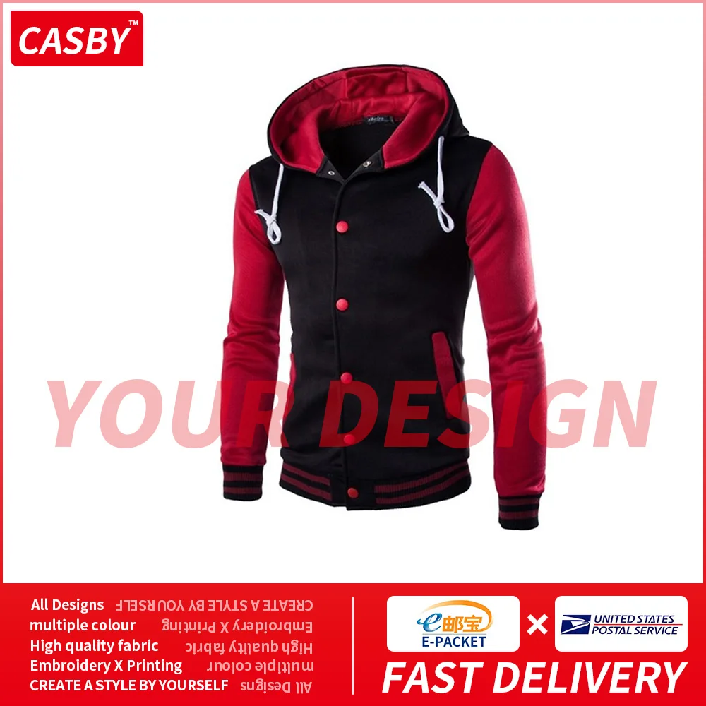 

Autumn New DIY Design Hoodie Men Fashion Private Custom Logo Baseball Sweatshirt Casual Regular Print Graphic Men Clothing W869