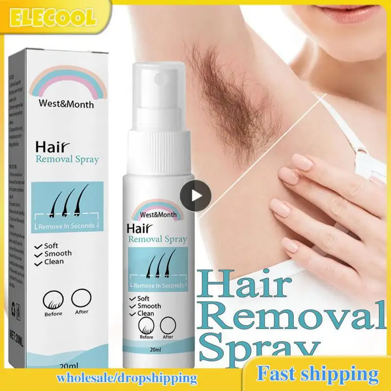 

1~5PCS Permanent Hair Removal Spray Painless Armpit Leg Arm Hair Remover Hair Growth Inhibitor Nourishing Repairing Body Care