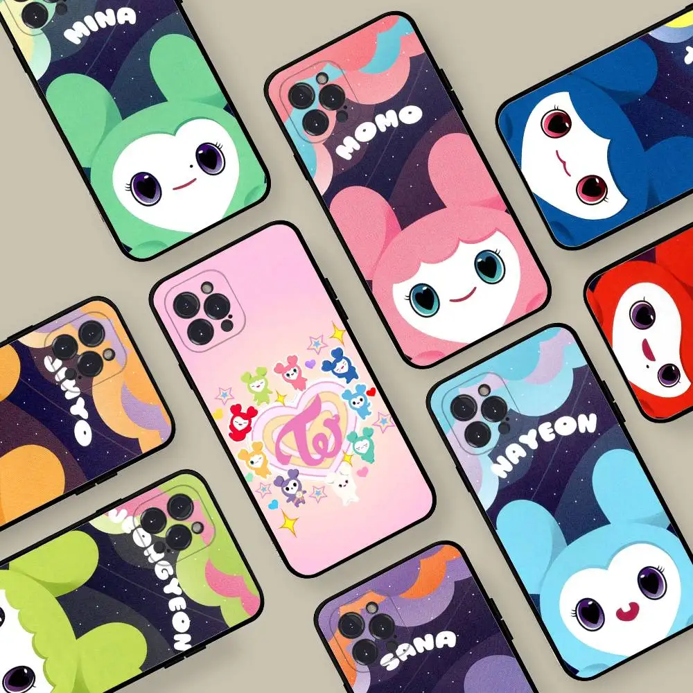 Фото Противоударные мягкие чехлы Laburi Twice-Lovelys для iPhone 17, 16, 15, 14, 13, 12, 11 Pro Max, 13, 17 Air №1