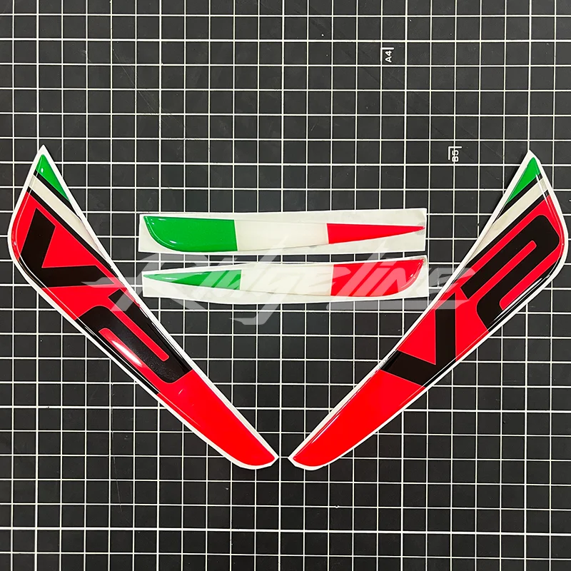 

Для Ducati Streetfighter V2 итальянский трехцветный крылатый флаг 3D наклейка наклейка Winglet фиксированная ветровка крыло StreetfighterV2