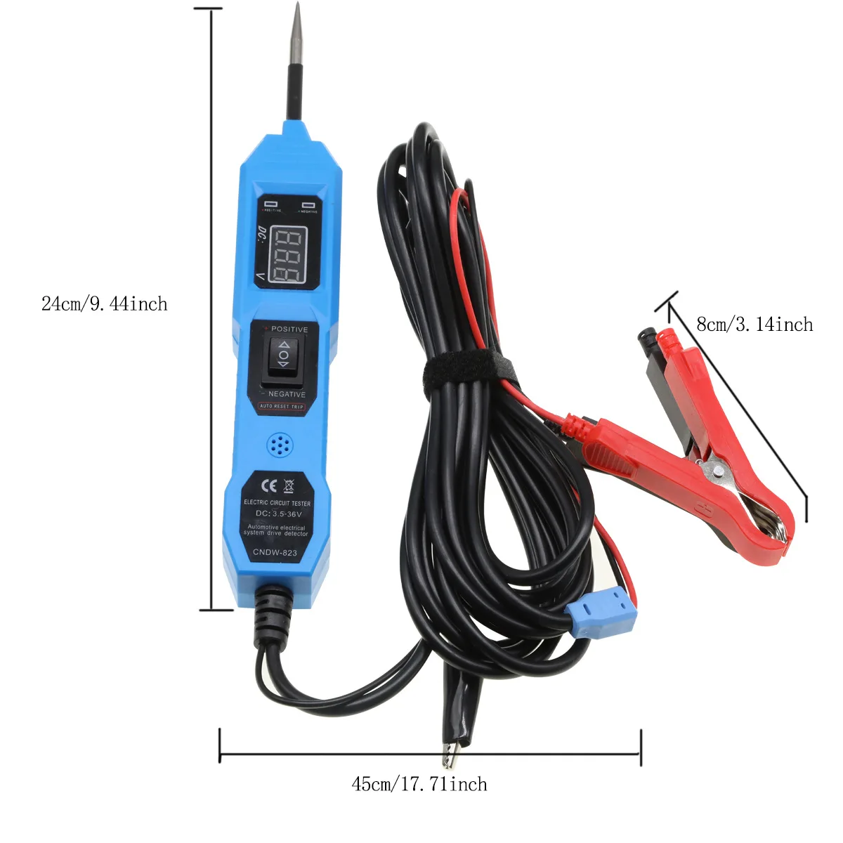 

Новейший тестер электрических цепей CNBJ-823, тестер автомобильной электрической системы с выключателем питания, диагностический инструмент для автомобиля