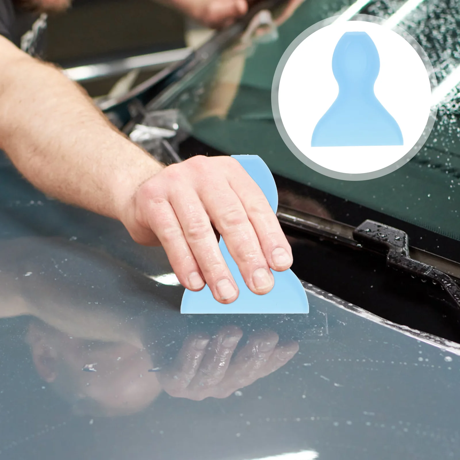 

4pcs Plastic Squeegee Scraper Car Vinyl Scraper Car Windows Decal Applicator