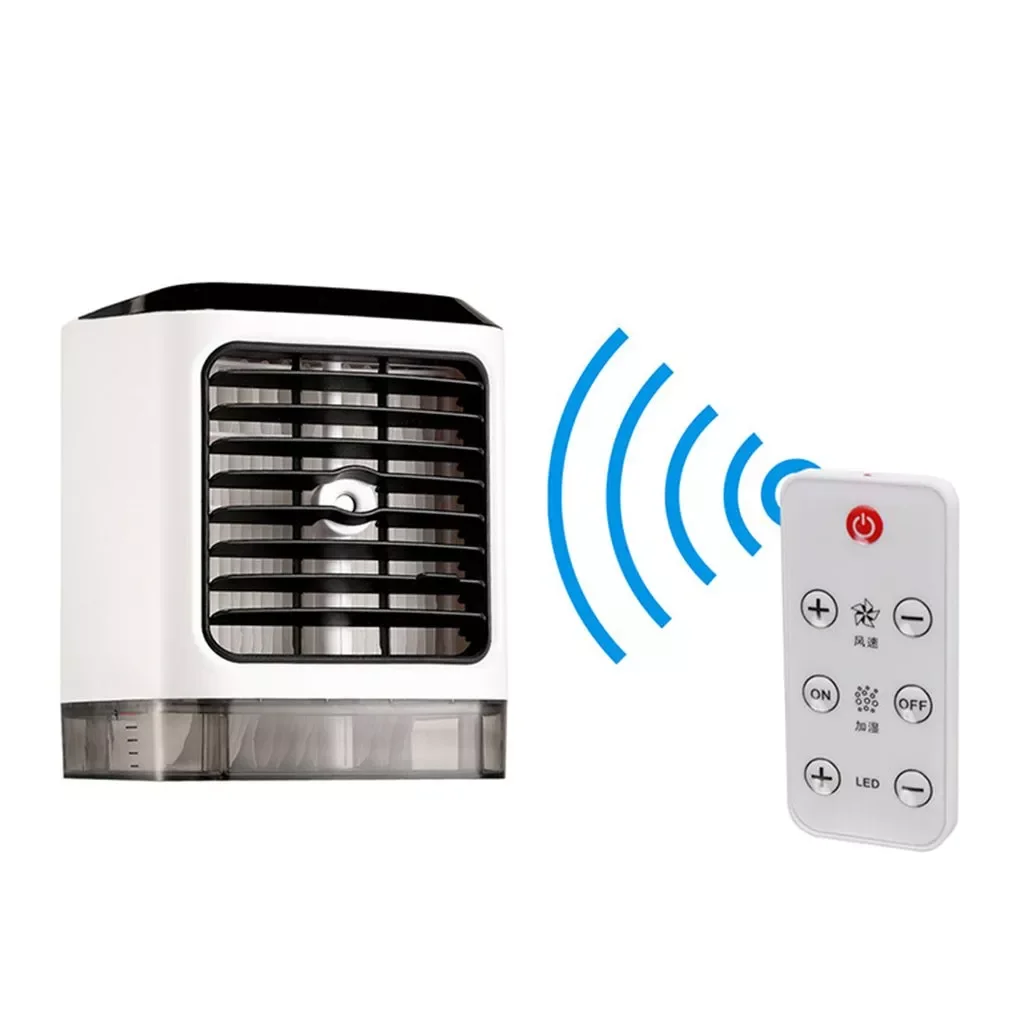 

1PC Air Conditioner Desktop Air Conditioning With Remote Control Air Cooler Fan Humidifier Mini Air Cooling Fan