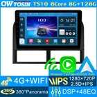 Автомобильный мультимедийный плеер TS10, 8 ядер, 8 ГБ + 128 ГБ, IPS 1280*720P, GPS-навигация, Android 10, для Jeep Grand Cherokee II WJ 1998-2004, стерео