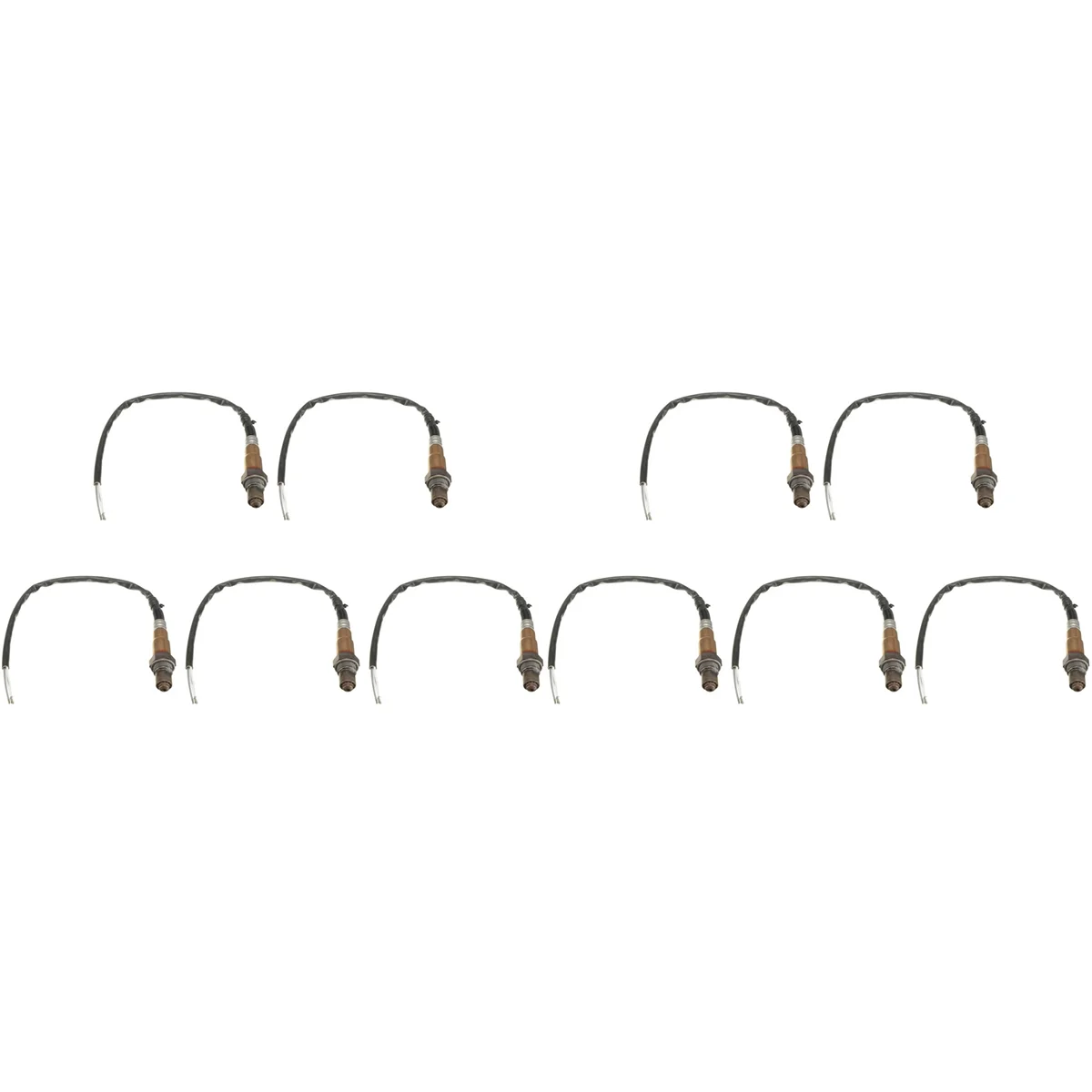 10X 4 провода Универсальный Газовый O2 кислородный датчик Lambda сенсор 0258986602 0258986507