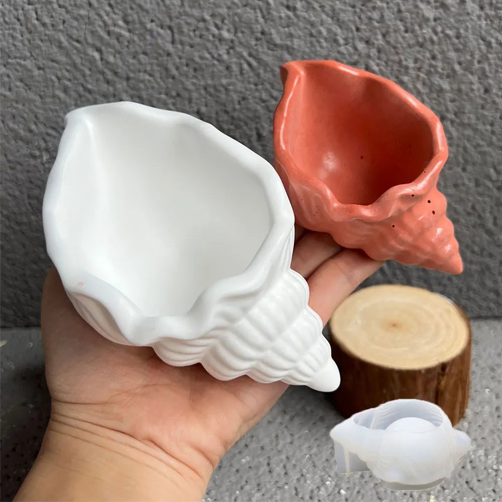 Силиконовые формы для контейнерных ракушек с бочками разных размеров