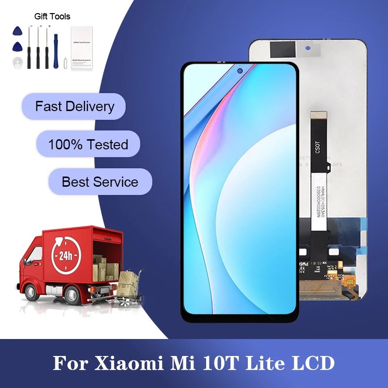 

6.67 Inch For Xiaomi MI 10T LITE 5G Lcd Touch Panel Screen Digitizer Mi 10T lite Display M2007J17G Assembly With Tools Wholesale