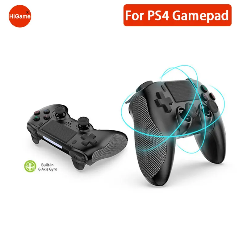 

Беспроводной геймпад для PS4 с шестью осями, двойным мотором, функцией вибрационного аудио выхода, игровой контроллер Bluetooth