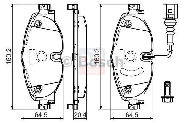 

For 986494660 ten brake BALATASI A3 GOLF VII LEON OCTAVIA tfsi tdi 12