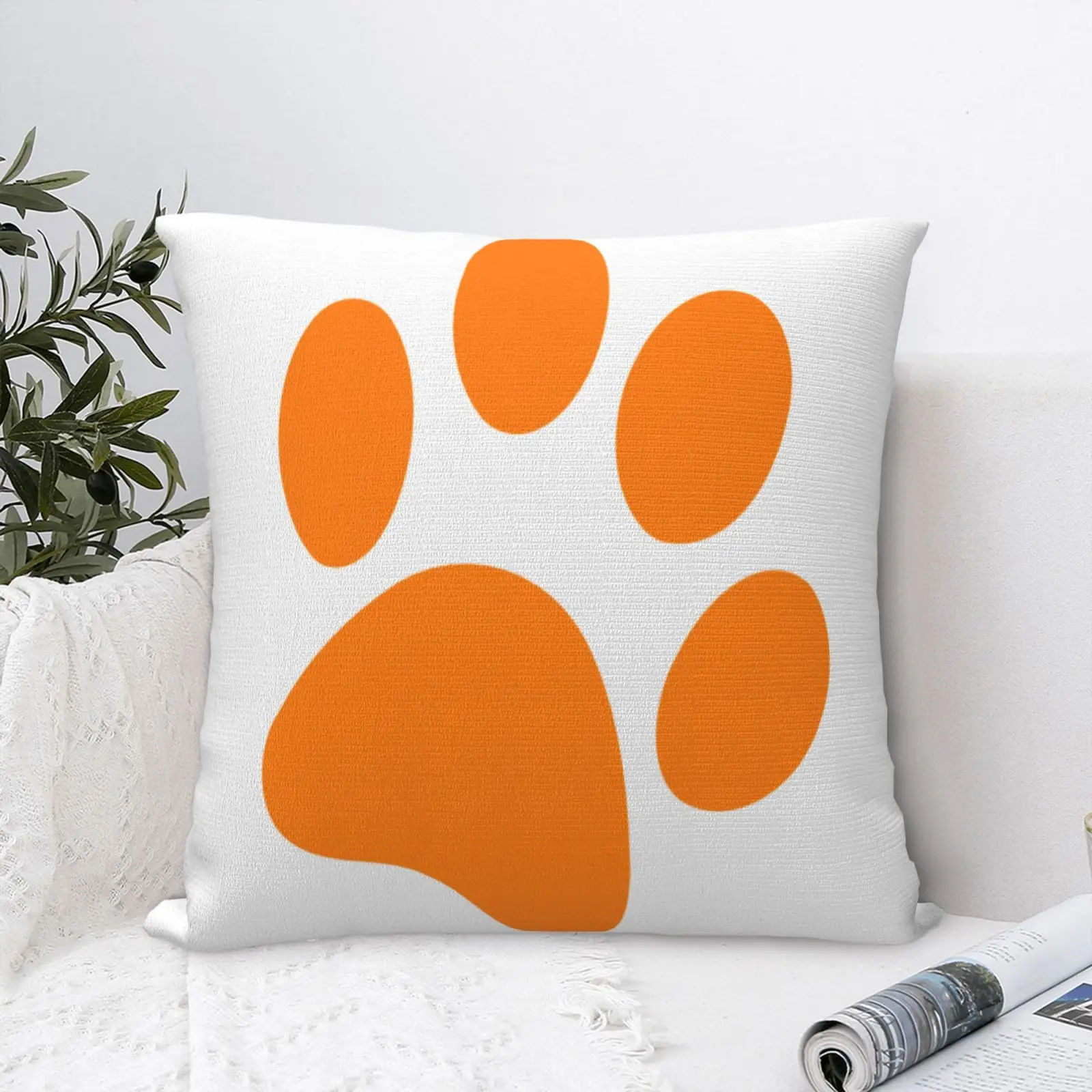 

Оранжевая наволочка с принтом 4 подушки большой размер наволочка для подушки белого цвета наволочка для подушки домашний декор наволочка д...