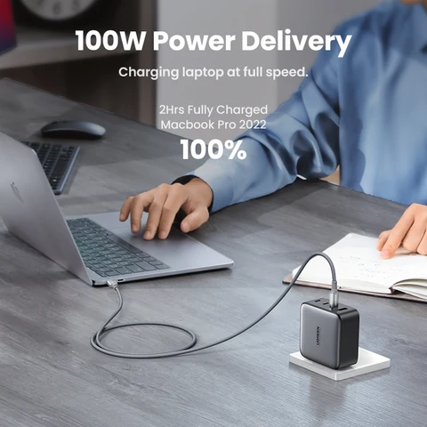 USB-кабель UGREEN для Macbook Pro 22 Samsung Xiaomi 5A, 100 Вт