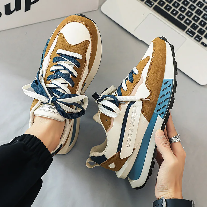 

2022 Autumn New Lightweight Running Shoes Trendy Non-slip Wear-resistant Casual Sports Shoes Outdoor Comfortable Men's Sneakers