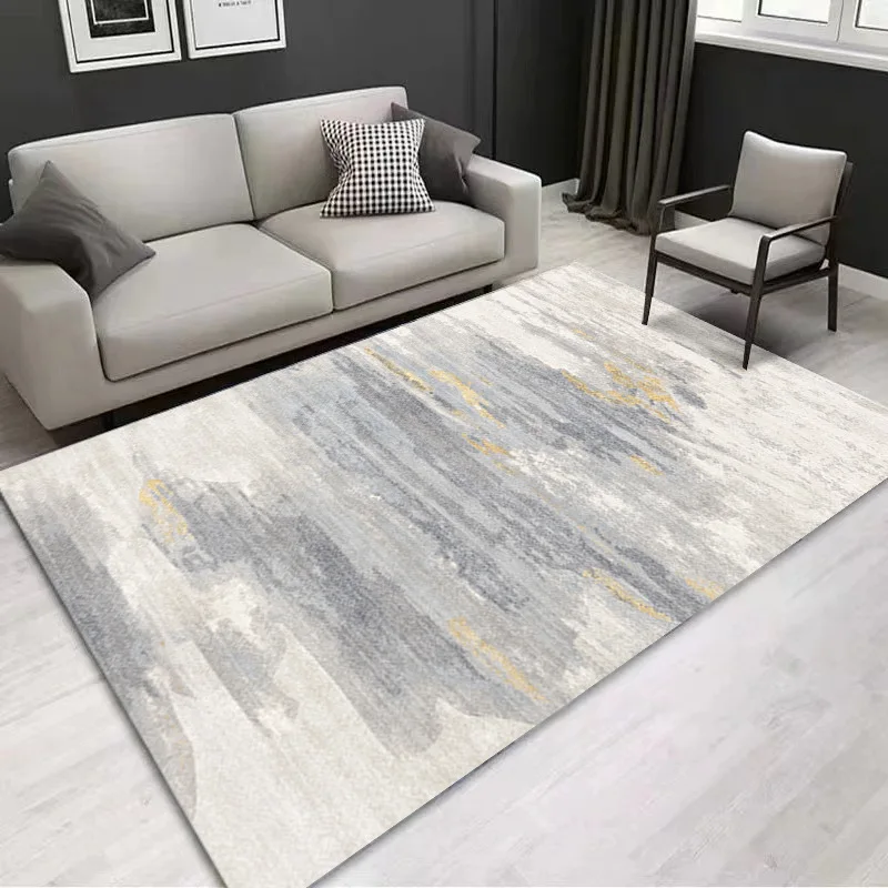 

Japanese Minimalist Quiet Wind Carpet Living Room Premium Tea Table Mat Geometric Sofa Carpet Bedroom Study Full Floor Carpet