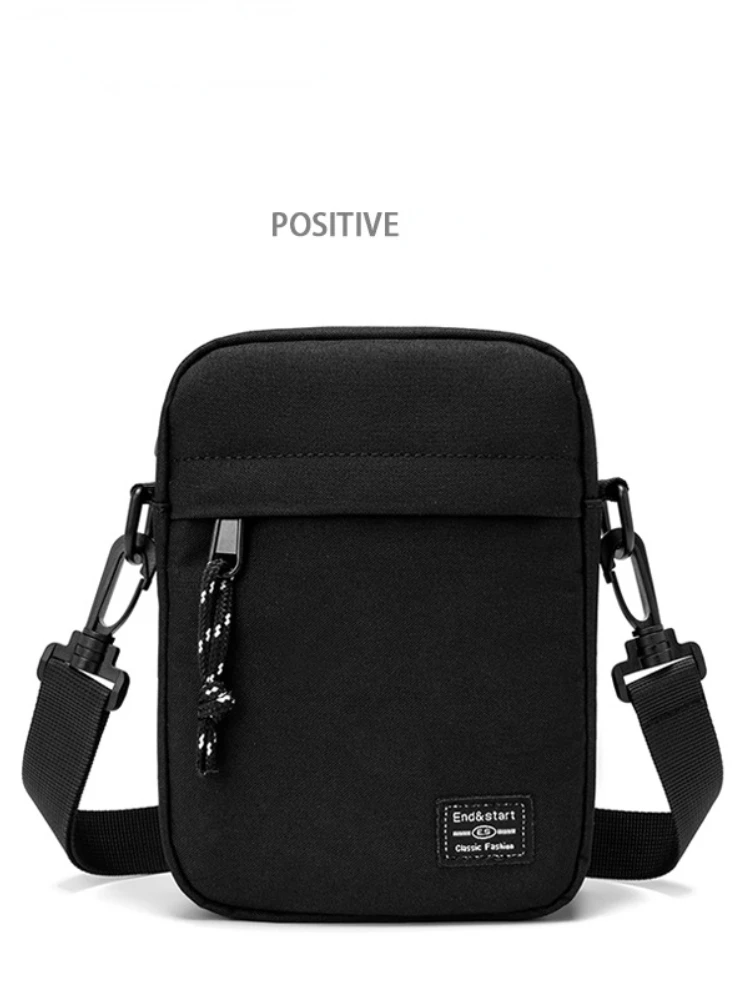 Men'S Small Bag Shoulder Bag Trendy Diagonal Backpack  Chest Bag Light Boy Casual Bag Mobile Phone Waist Pack Briefcases