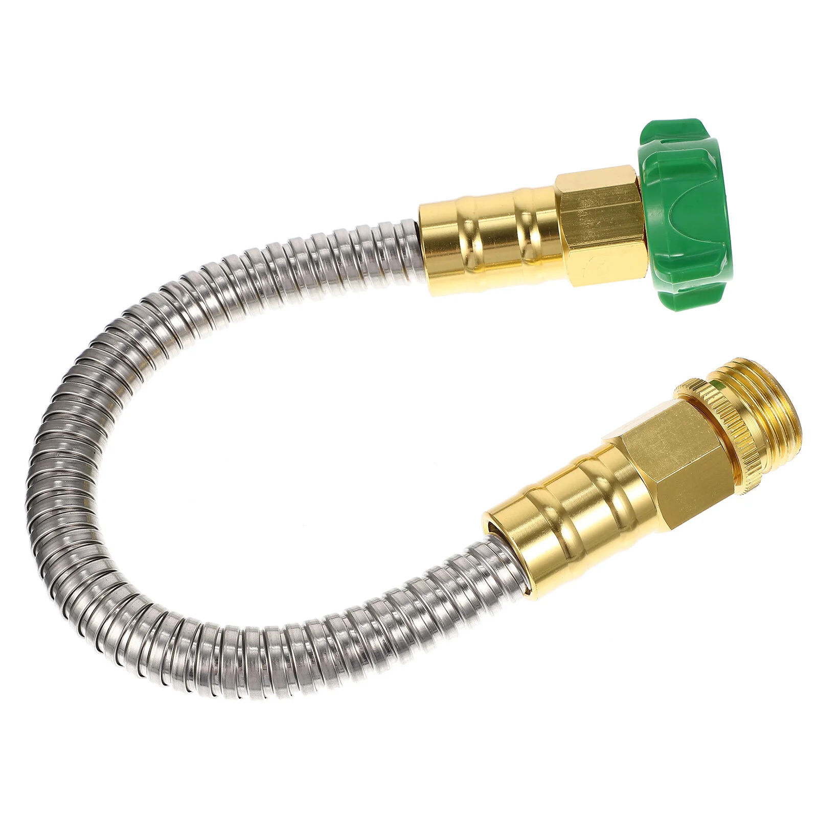 Heavy Duty Shower Hose Extension Accessories Water Hose Attachment Flexible Extension Stainless Steel Garden Metal