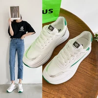green womens vulcanize shoes fashion platform high shoes casual sports shoes ladies comfortable lace up sneakers sports shoes