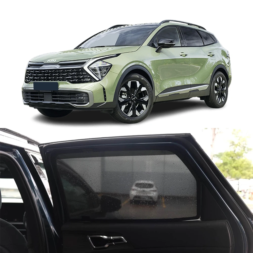 Фото Для Kia Sportage 5 NQ5 Hybrid 2024 2023 2022 Магнитные автомобильные оконные шторы Солнцезащитный козырек Теневое сетчатое стекло Защита от солнца №2