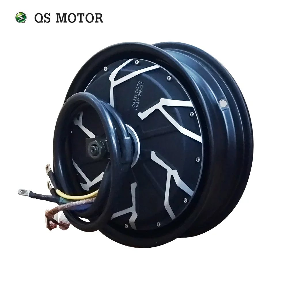 Фото QSMOTOR 12-дюймовый двигатель-концентратор 3000 Вт, 72 В, 90 км/А с контроллером SIAYQ72120 и комплектами для электрического мотоцикла №2