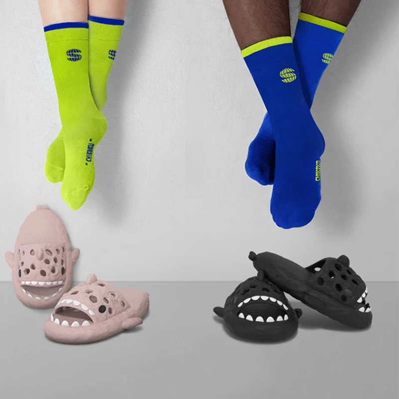 

Women Shark Slippers Summer Beach Slides Non-Slip Cute Couple Indoor Ladies Soft Man Plus Size Female Comfortable Shoes Fashion