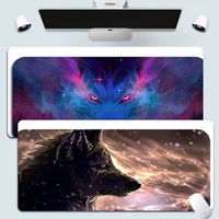 wolf rubber xxl thickened mouse pad oversized gaming keyboard notebook table mat desktop mat