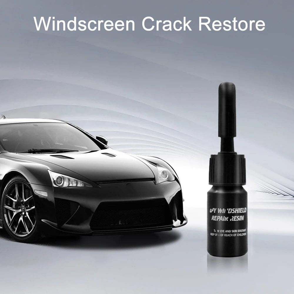 Инструмент для ремонта автомобильного лобового стекла DIY Window Tools Glass Curing Glue Auto Scratch Crack Restore Kit новый.