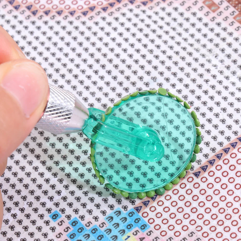 

6 шт., ручка-колесо для алмазной вышивки