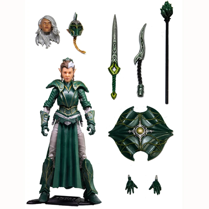 

BFS BOSS 1:18 Scale Female Knight Elf Orc Fantasy Character 3.75 Inch Action Figure Model Doll Full Set Toys