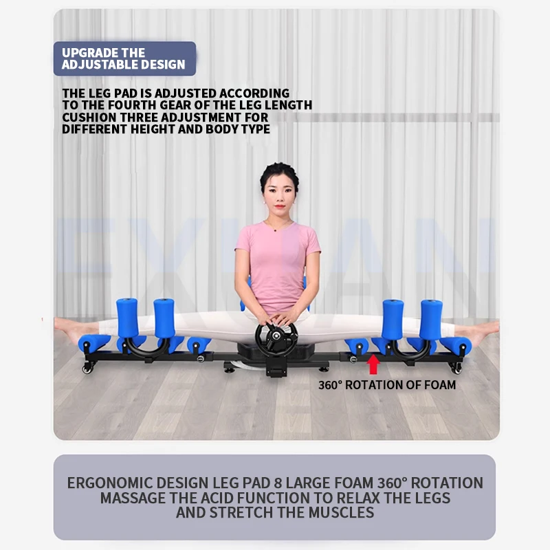 200KG Инструменты для растяжения ног Промежность / поперечная вилка вертикальная