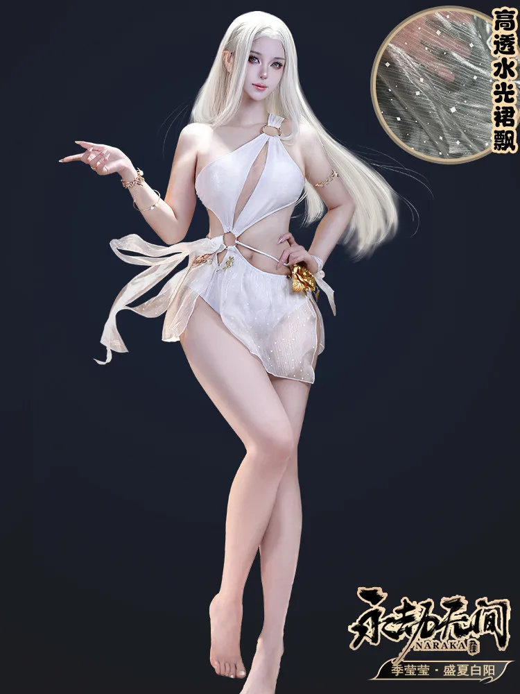 Zai купальник косплей костюм платье игра Naraka Bladepoint аниме женский Хэллоуин зимний