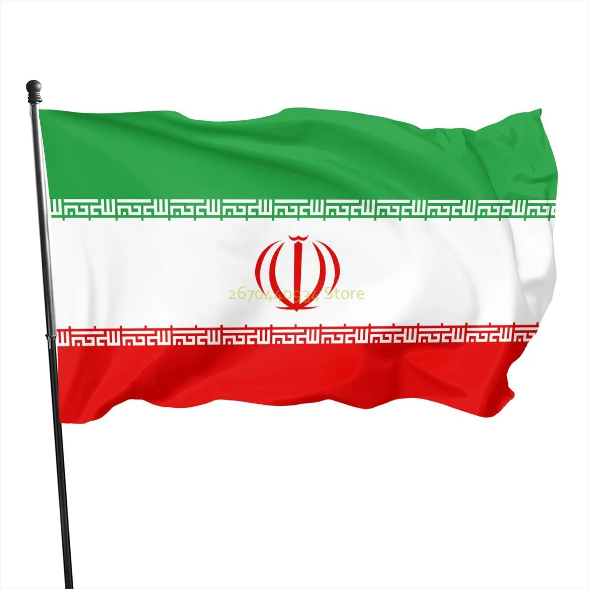 

Iran Flag National Flags 3x5ft Garden Flag, 100% Polyester Fiber Home Flag, Outdoor Lawn Decoration Banner