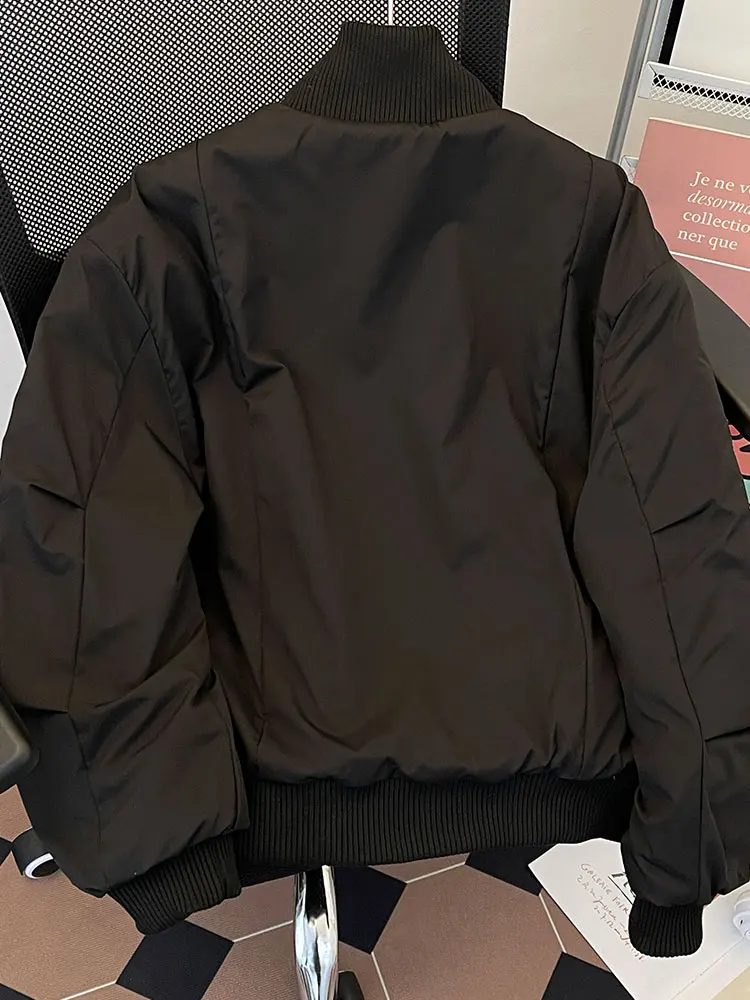 Гонконгское пальто с воротником-стойкой и хлопковой подкладкой мужское зимнее