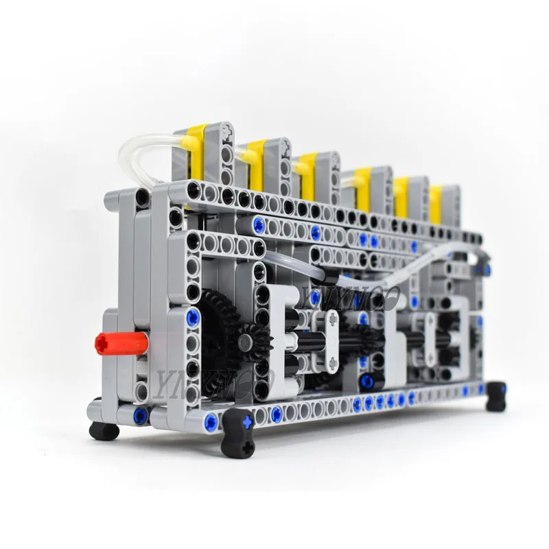 419 шт. детали строительные блоки 6 цилиндров