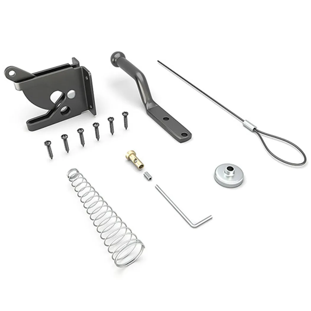 Сверхмощная Автоматическая защелка для ворот забор дверная пряжки с веревкой