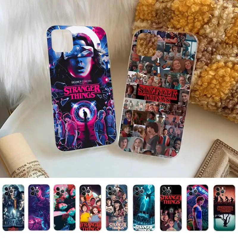 

Stranger Things Phone Case Silicone Soft for iphone 14 13 12 11 Pro Mini XS MAX 8 7 6 Plus X XS XR Cover