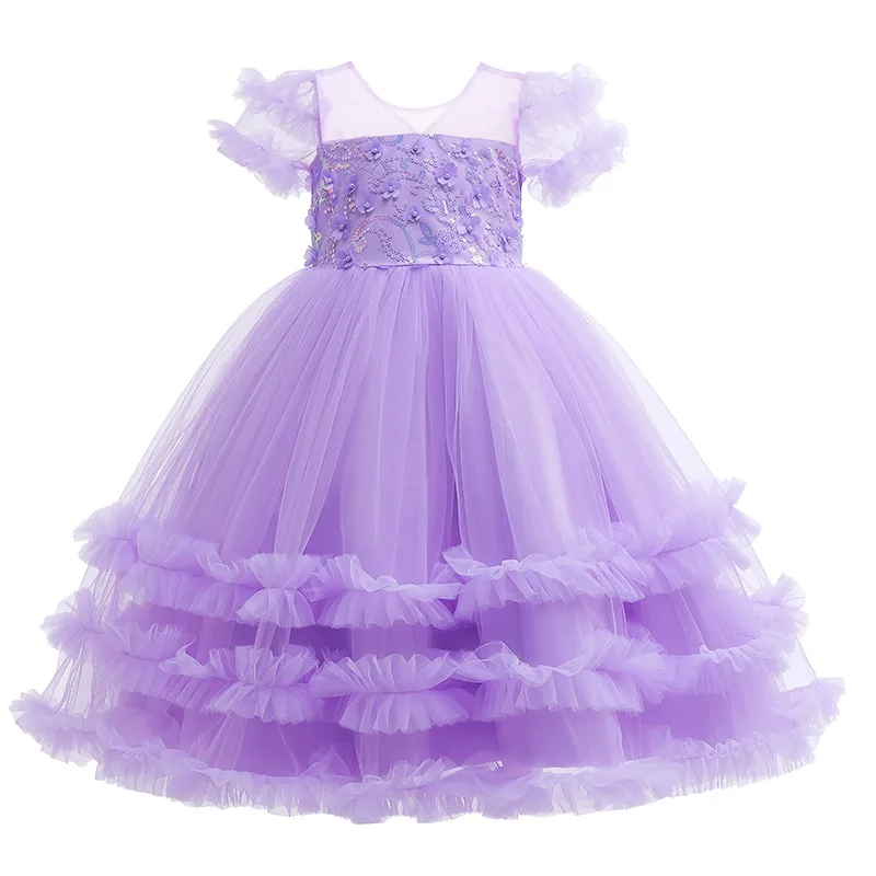 

Карнавальное детское платье принцессы MODX, одежда подружки невесты, Длинные свадебные платья для девочек, костюм на Хэллоуин, платья 4-14 лет