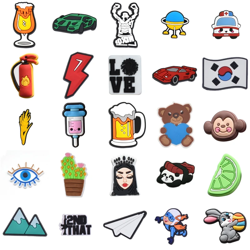 

Para Pins Men Gifts Kids Boy Decorations for Crocs Shoe Charms Set Jeans Wholesale Bulk Shoes Accessories Packs Women Charm Girl