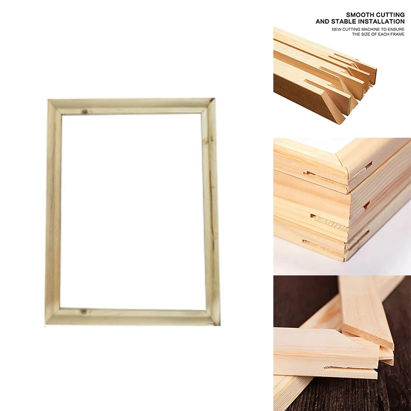 

HOT Natural Modern Wood Frame Photo Frame Solid Wood Frame Canvas Oil Painting