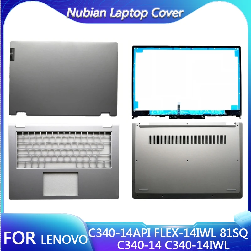 

New Laptop For Lenovo C340-14 C340-14IWL C340-14API FLEX-14IWL 81SQ LCD Back Cover Top Case/Front Bezel/Palmrest/Bottom Base