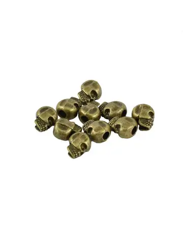 10 шт. бронзовые 3D модальные проставки с большим отверстием, свободные бусины «сделай сам»